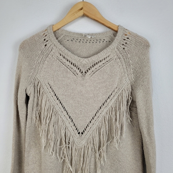 Show Me Your MuMu Frances mellow fringe boho pullover sweater - Picture 8 of 12
